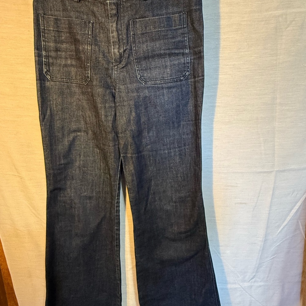 Emerson Fry Dark Blue Boot Cut Jeans